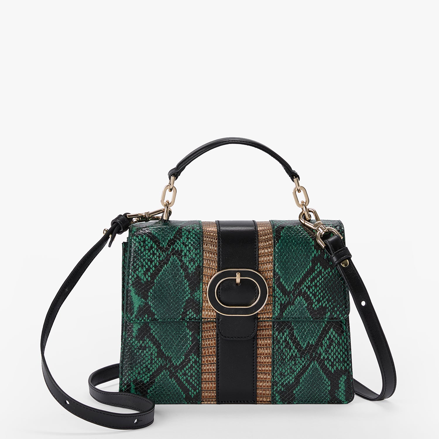 Hallie Small Satchel | Multi Venezia | BRAHMIN