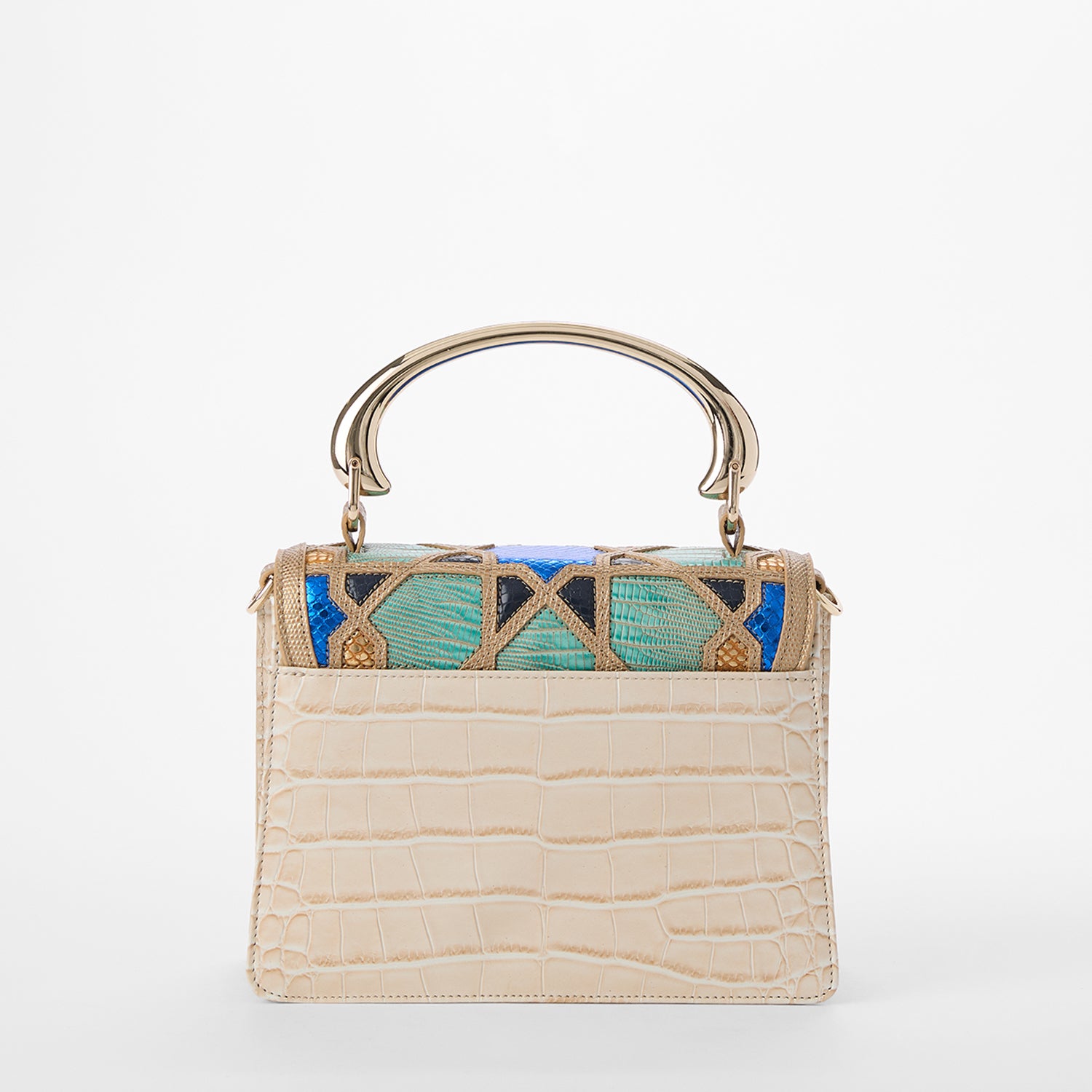 mari-he69 Small Hallie Satchel | Multi Mosaic | BRAHMIN