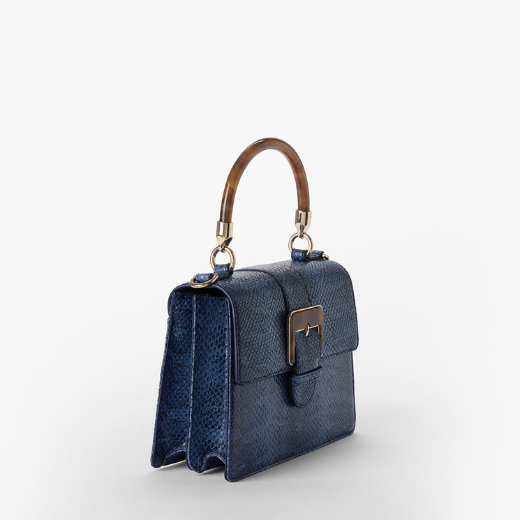 Navy Bonaire Small Hallie Front Side View 