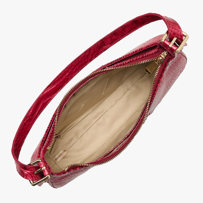 Merlot Ombre Melbourne Kyrie Shoulder Bag Open Top View 