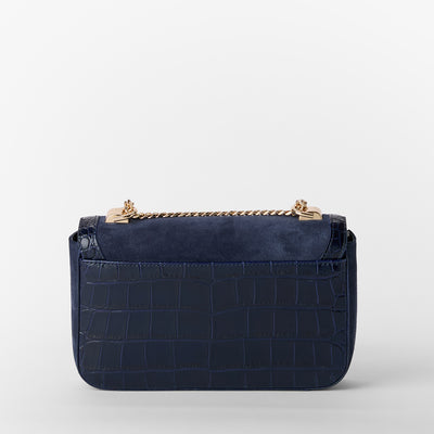 Navy Angora Rosa Crossbody Back View 