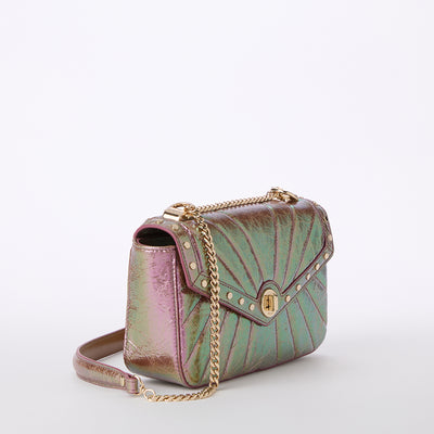 Rose Gold Alectrona Rosa Crossbody Side View 
