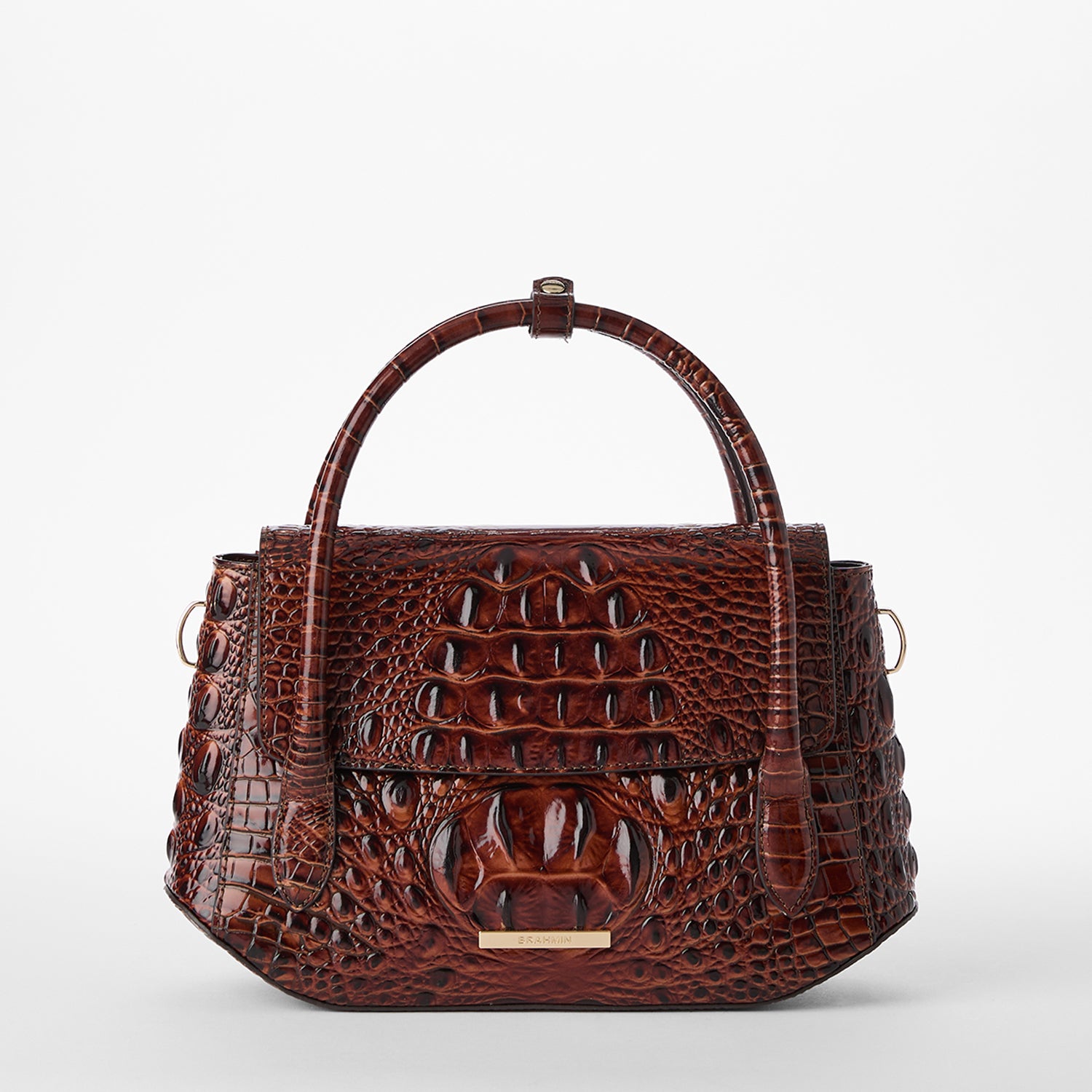 brahmin sadie croc embossed leather backpack - pecan melbourne Estelle | Pecan Melbourne