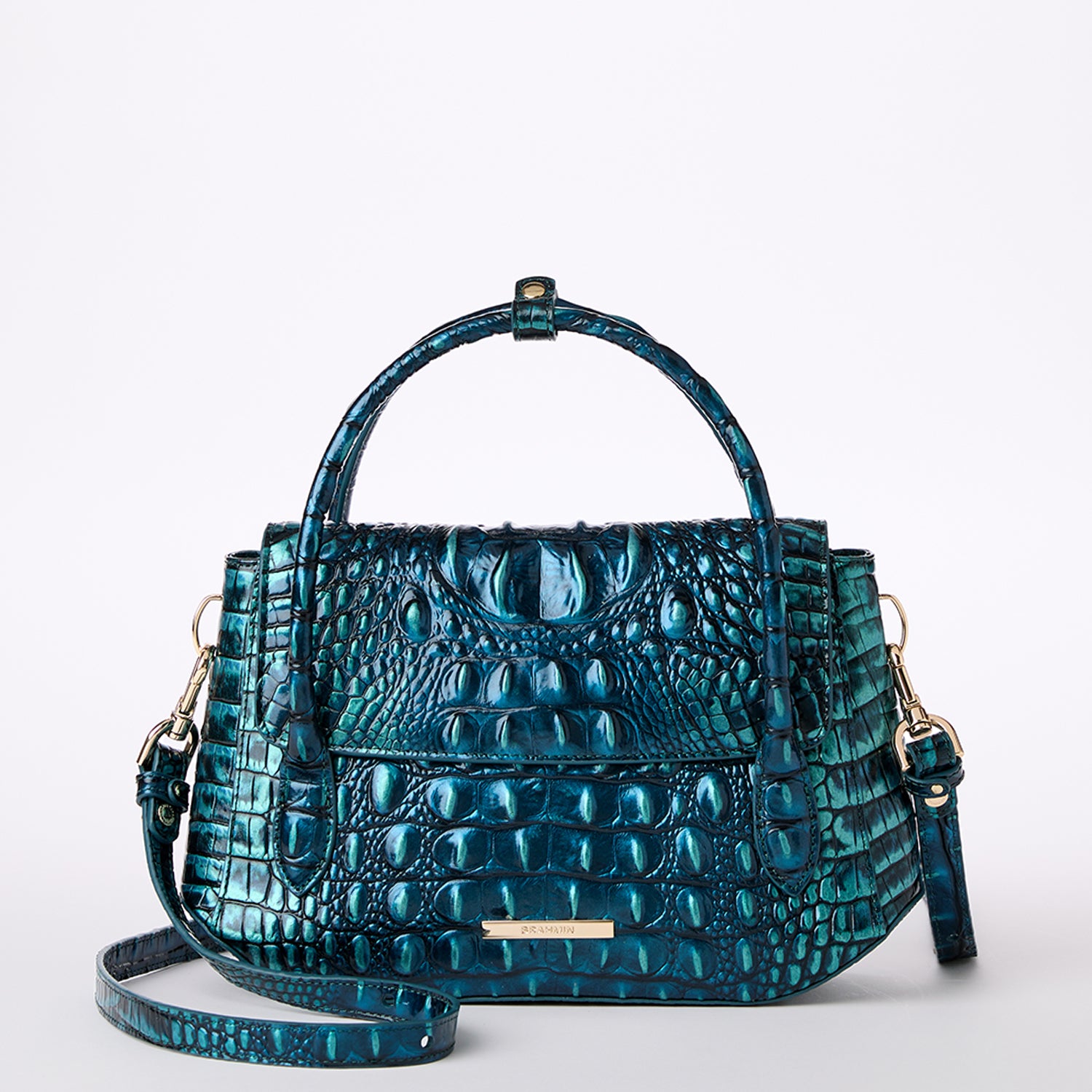 Store Brahmin Small Blue Shoulder Bag