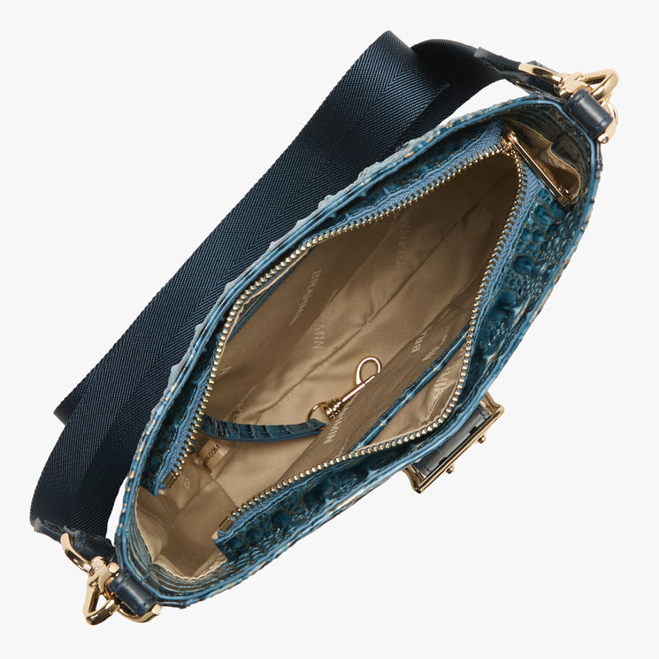 Mindful Grey Acoustic	Small Leia Crossbody Open Top View